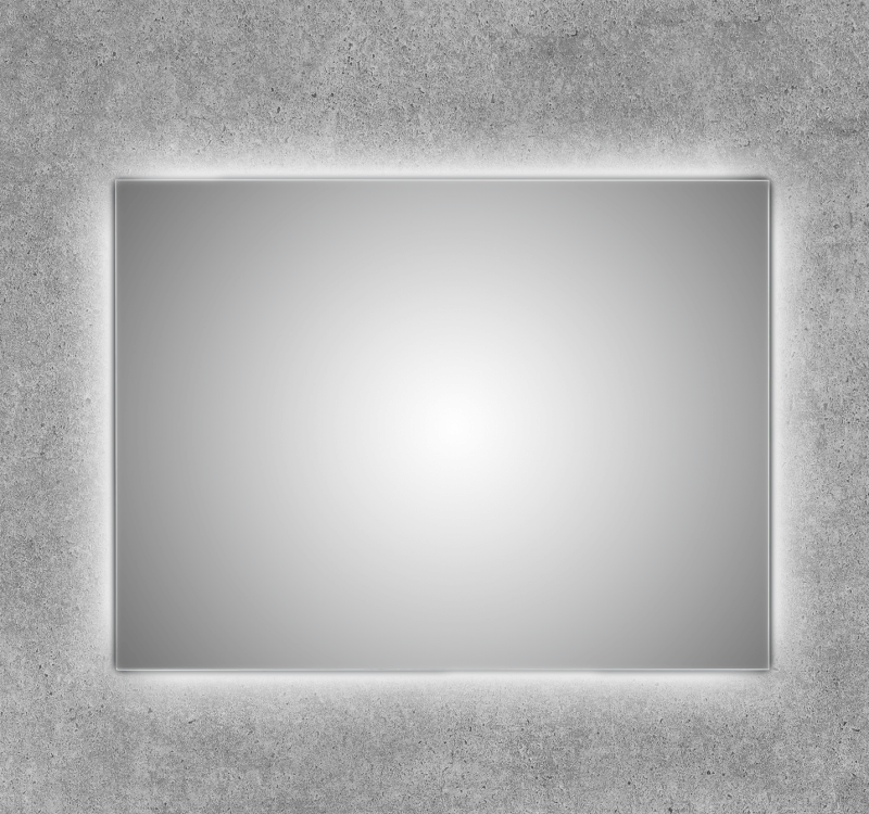 Espejo LED de tocador de baño de 72 x 32 pulgadas con luces RGB que cambian  de color, espejo de baño retroiluminado regulable, espejo LED antivaho